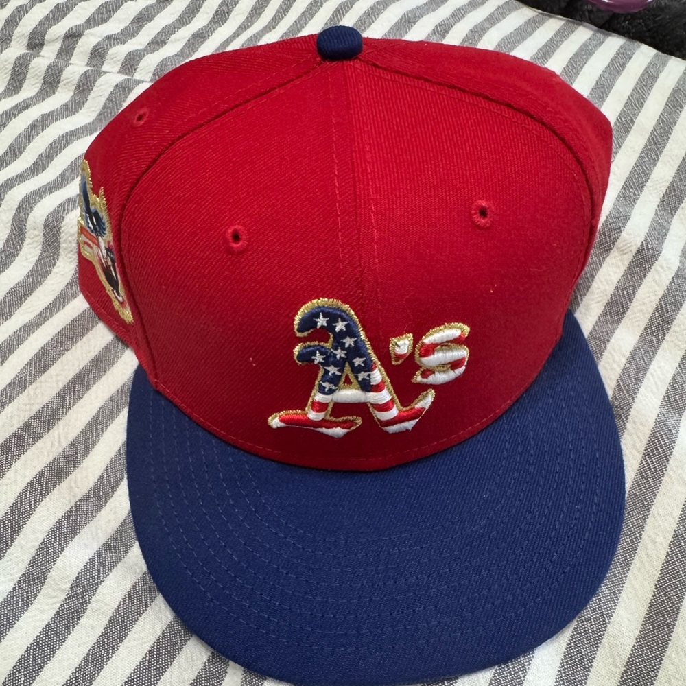Oakland Athletics 4th of July New Era hat 7 5/8